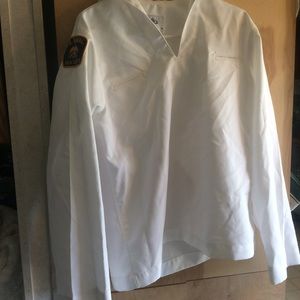 U.S. Naval Cadets white uniform top crackerjack